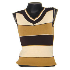 tank-top sweater striped